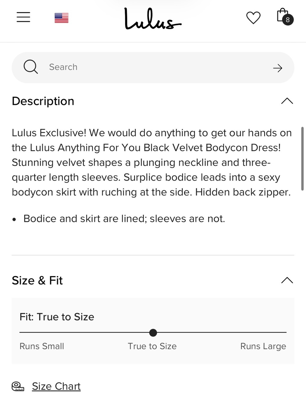Lulus Anything For You Black Velvet Bodycon Dress - Size S - Picture 4 of 6